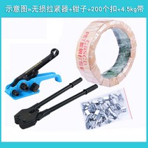 휴대용 밴딩기 밴딩 기계 노끈 결속기 소형 수동 포장기 반자동 PVC, I산업용무손실(인장+펜치+1kg버클+4.5kg