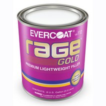 EVERCOAT 에버코트 레이지 골드 3L (경화제포함) /에버코트퍼티/아연퍼티/빠데/도색/보수용퍼티/, 4개/1박스