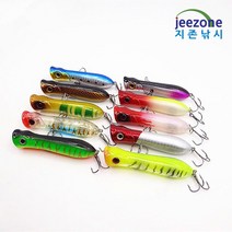 지존낚시 스틱베이트 80mm 611.4g 탑워터 플로팅 여름철 배스 쏘가리 루어낚시 용품 포퍼 미노우 미끼채비 트레블 훅 루어낚시용품, S01