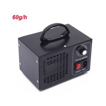 60g 오존 발생기 110V/220V EU 미국 플러그 공기 청정기 살균기 홈 클리너 제거 포름 알데히도 발생 정화기, 06 Black A_02 220V_01 CN