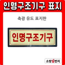 (미래소방) 인명구조기구 축광 유도 표지판 미검정품 야광 피난구 안내판 안내표시 위치표시, 1개