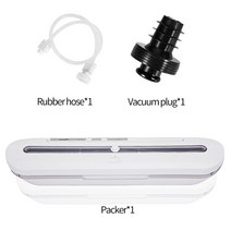 고성능 XinBaolong-오토 식품 진공 포장기 220V110V 상업 및 주방용 봉투 10 장 제공, 07 white-2pcs_02 110V