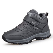 스노우보드 부츠 기모안감 보드화 Waterproof Winter Boots for Men Plush Warm Women Snow Work Hiking Shoes Non-slip S, [11] 45, [05] Dark grey-1