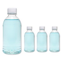 [유페트] 350ml 500ml 둥근 일자페트 28파이 뚜껑선택, 334개입 흰색캡