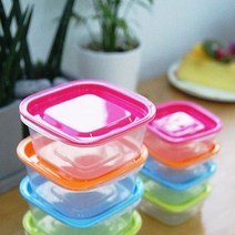 모모코 찬통 4세트 소형 사이즈 밀폐용기