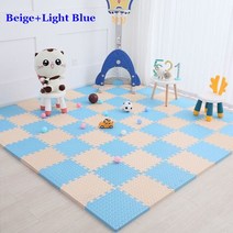에바폼 30x1cm 아기 퍼즐 바닥 어린이 매트 카펫 러그 매트리스 EVA 폼 담요 교육 완구 놀이 장난감 선물, [05] 16 Pieces X 1cm, [16] 16