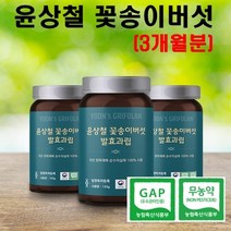 윤상철 원목꽃송이버섯 발효과립 3개월분(3병) 할인30%