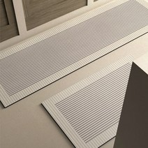 포그램 -2종세트- 감성디자인 규조토 주방매트/발매트, 01.베이지라인-SET(M+L)