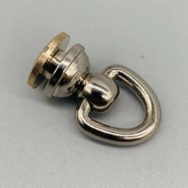 대형 실버 셀프 클러치 가방 스트랩 달기 오링, 단품, 단품