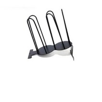 조이프렌드 튼튼한 철제 종이컵 수거함 홀더 컵수거기 모음, 2단 검정 아이언컵 수거기, 2개