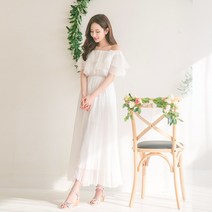 러블리여신드레스 셀프웨딩드레스 만삭원피스 허니문드레스
