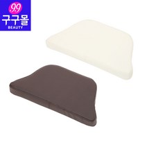 [구구몰] 페이셜침대 전용 베개(화이트/브라운), 30838. 화이트