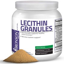 Bronson Lecithin Granules 브론슨 레시틴 그래눌스 파우더 7500mg 1lb(454g), 1개, 454g