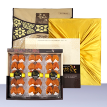 [선물용 포장] 상주곶감 반건시 선물세트 가방 + 보자기 개별포장, 1-2) 곶감 선물세트 [30구]