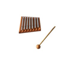 핸드 터치 핸드벨 종 리듬 악기 Woodstock Chimes-음악적으로 튜닝된 오리지널 차임 Zenergy - Solo Silv, 04 7 phoneme