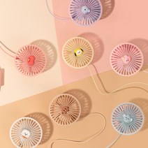 BT21 베이비 차량용 LED USB 선풍기 서큘레이터, 차량용 쿠키