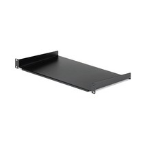 StarTech. com 1U 고정 서버 랙 마운트 선반 - 25.4cm(10인치) 딥 스틸 범용 캔틸레버 트레이 48.3cm(19인치) AV/네트워크 장비 랙용 튼튼한 무게 용량, Rack Shelf