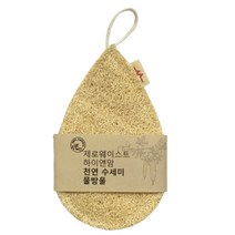 루파나무 친환경 주방용 천연수세미 물방울루파(소), 1개, 소사이즈1개