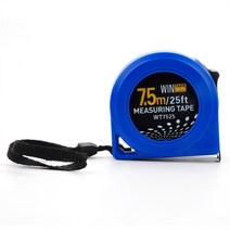 WINTAP 5M/7.5 스테인레스 스틸 줄자 개폐식 눈금자 측정 도구 낙하 방지 건설 CM 인치 측정 도구, 7.5mX25mm