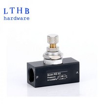 정유량밸브 유량 밴드 교환기 공압 스로틀 밸브 ASC 06/08/10/15/25/32/40/50 RE01 02 03 04 속도 조절 밸브, ASC-15, 1개