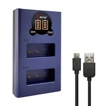 아르케 니콘 EN-EL9A LCD DL 듀얼 충전기 D3000 D5000