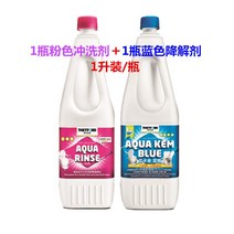 아쿠아 캠 린스 용변 분해제 포타팩 포타포티 화장실 냄새 제거, 캡 1리터 + 린스 1리터개