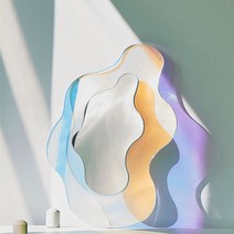 아크릴 인스타그램 홀로그램 사진 웨이브 오로라 거울, 직사각형