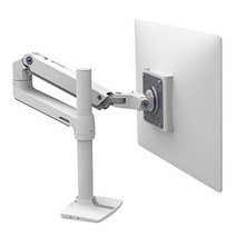 에르고트론 LX 데스크 마운트 모니터 암 장신 폴 화이트 34 인치(3.2~11.3 kg)까지 대응 45-537-216