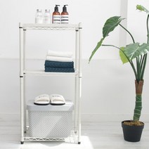 [∂LL7] 화이트 다용도 메탈선반 450 3F 조립식랙 반장 메탈 조립식장 수납 주방 발코니 철제_h§eEA, §본상품§e, §본상품§e