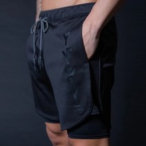 올웨이즈썸머 남성용 메쉬레깅스 투인원 쇼츠 C028