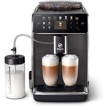 Saeco 전자동 커피머신 GranAroma SM658010 그레이, 14가지 스페셜티 커피