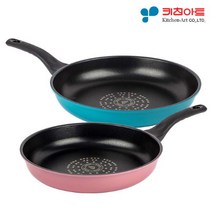 키친아트 [1+1] 심플리 다이아몬드 5중코팅 프라이팬, 01.후라이팬 20cm/06.궁중팬 26cm