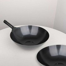 철 중국팬 철손잡이 30 AA 북경 튀김 중식 볶음 팬, 철중국팬(철손잡이) 42 (078933)