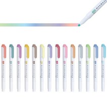 아트박스/지브라 [00032239] 마일드라이너 형광펜 낱자루 에센티소프트 MILD LINER, MMZ-자주