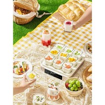 그릭 요거트 발효기 메이커 요구르트 제조기 요플레만들기 유산균 제빵 요구르트제조기 요거트제조기, 화이트
