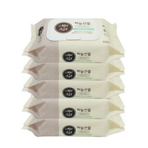하늘선물 물티슈 캡형 100매X5팩
