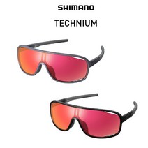 시마노 자전거 사이클 스포츠 선글라스 테크늄 RD, 메탈릭 블랙