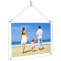 일본직발송 4. NIUBEE 아크릴 포토 프레임 사진 액자 스탠드 벽걸이 겸용 타입 아크릴제 픽처 프레임 포스, 353x500mm B3판 신_One Color, One Color