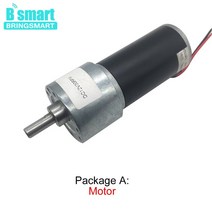 선외기엔진 Bringsmart DC 기어 모터 12 볼트 감속기 엔진 고속 고토크 가역 JGB37-3157 24V, 20 24v 420rpm_01 package A