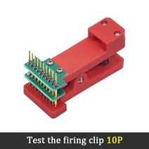 2.54mm 테스트 랙 PCB 클립 프로브 다운로드 프로그램 스프링 핀 SOP16 분리형 칩 기록 고정 장치, 08 10P, 08 10P