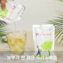 농부가 짠 맑은 도라지배즙, 100ml, 30팩 2박스
