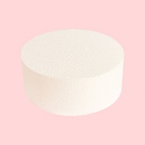 원형 스티로폼 케익 모형 1호 2호 3호 슈가크레프트 크림클레이 아이싱연습, 원형)지름180mmx높이80
