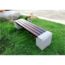 공원 벤치 야외 벤치 의자 정원 카페 테라스 공원 대리석 돌 부식 방지, 10.수입 부식 방지 목재 석재 벤치 1.2M