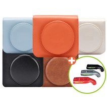 인스탁스 스퀘어SQ1 전용케이스+캡건병따개, 1개, 브라운