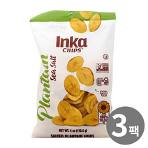 인카크롭스 칩스 플랜테인 씨 솔트 볼드 컷 113.4g 3팩