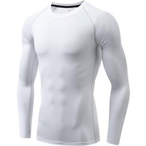 남성용 사이클링 컴프레션 Muxuryee 컴프레션 웨어 가압 셔츠 맨즈 긴팔 스포츠 이너 맨즈 언더 셔츠 스포