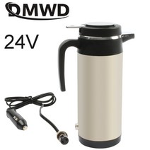 냉온수기 냉수 온수 셀프 소형 미니 정수기 dmwd 12v24v 차량 뜨거운 물 끓는 전기 주전자 여행 트럭 보온 가열 컵 자동 차 주전자 보일러 병, 24v 950ml