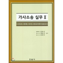 가사소송실무 2 : 이론 판례 서식 중요사항 Q&A, 진원사(진원무역), 김동근 저
