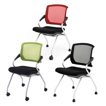 그레이브 의자 메쉬 공부 학생 컴퓨터 세미나 사무실 사무용 체어(고정형/반고정형/바퀴형), 고정형_그린(WW922-3)