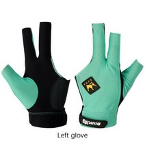빌킹 당구 풀 큐 장갑 KONLLEN 3 손가락 왼쪽 오른손 캐롬 전문가용 액세서리, [07] Green